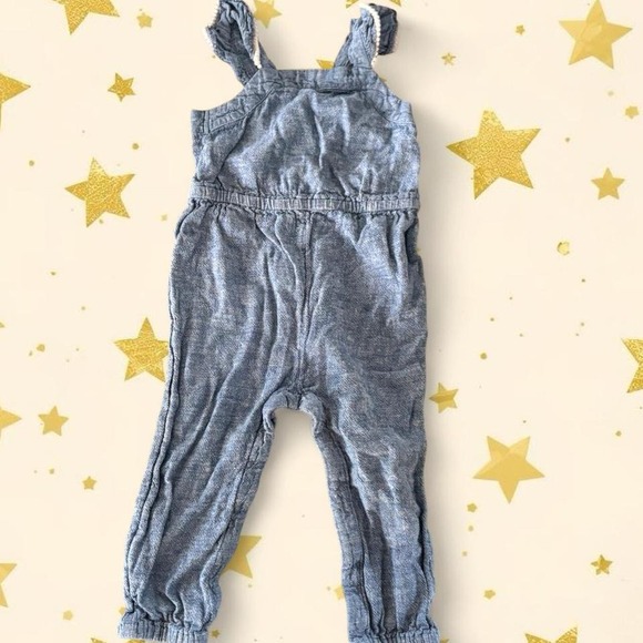 🧸2T Old Navy Pant Jumpsuit Romper with Ruffle Straps - Picture 1 of 3